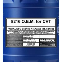 Mannol O.E.M. 8216 for CVT 20л Image #2