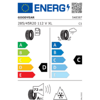Goodyear UltraGrip 8 Performance 285/45R20 112V Image #4