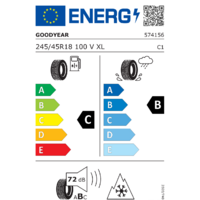 Goodyear UltraGrip Performance+ 245/45R18 100V Image #2