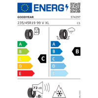 Goodyear UltraGrip Performance+ 235/45R19 99V Image #2